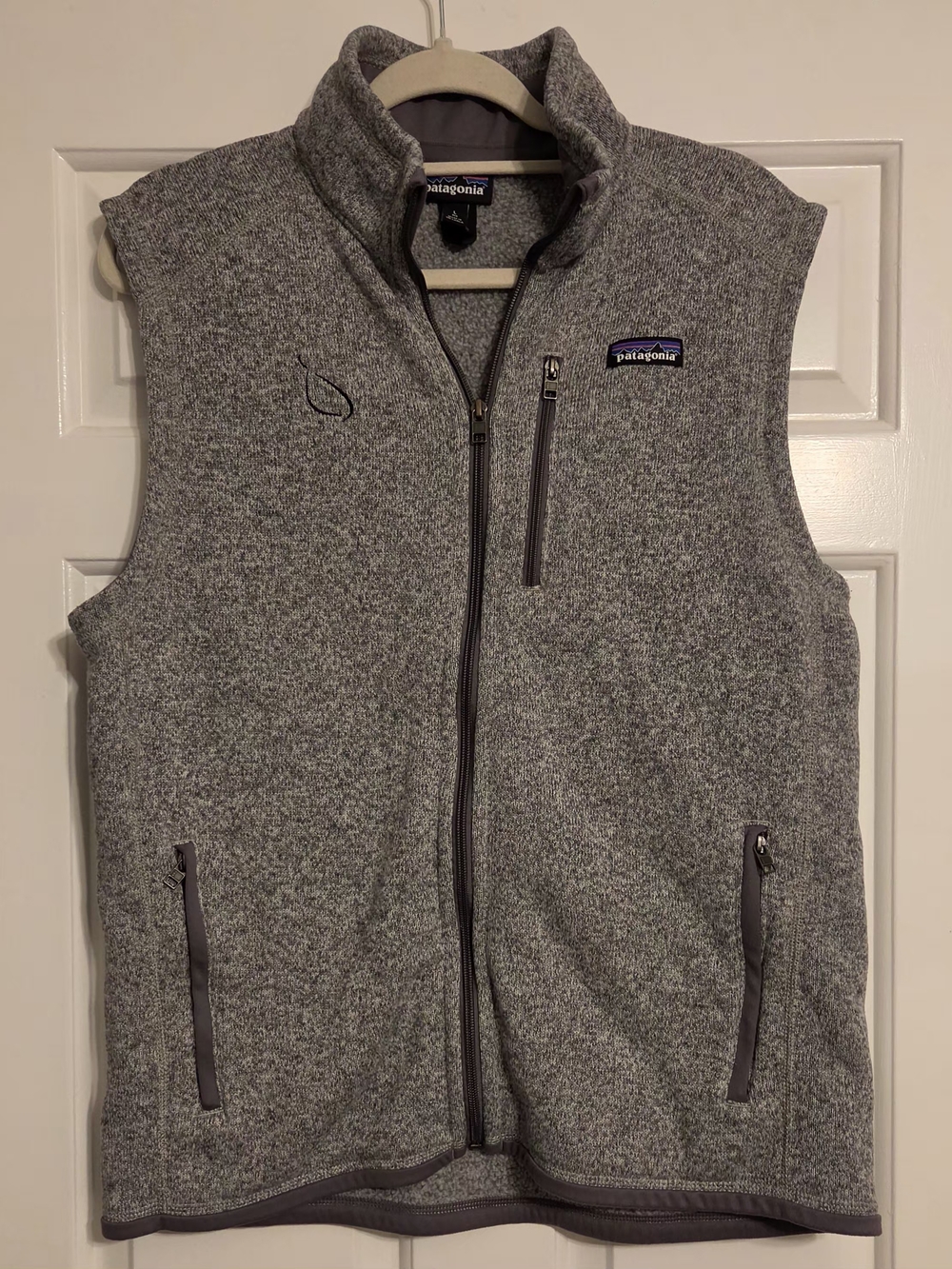 Patagonia Men's Better Sweater Fleece Vest - Stonewash Gray - Size Large